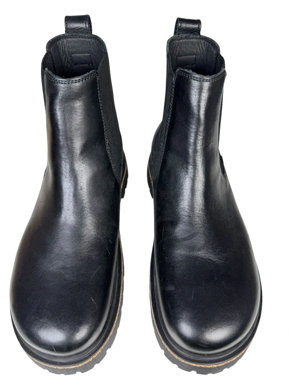 NEW Birkenstock Highwood Chelsea Slip-On Boots Womens 8US/39EU Black Leather